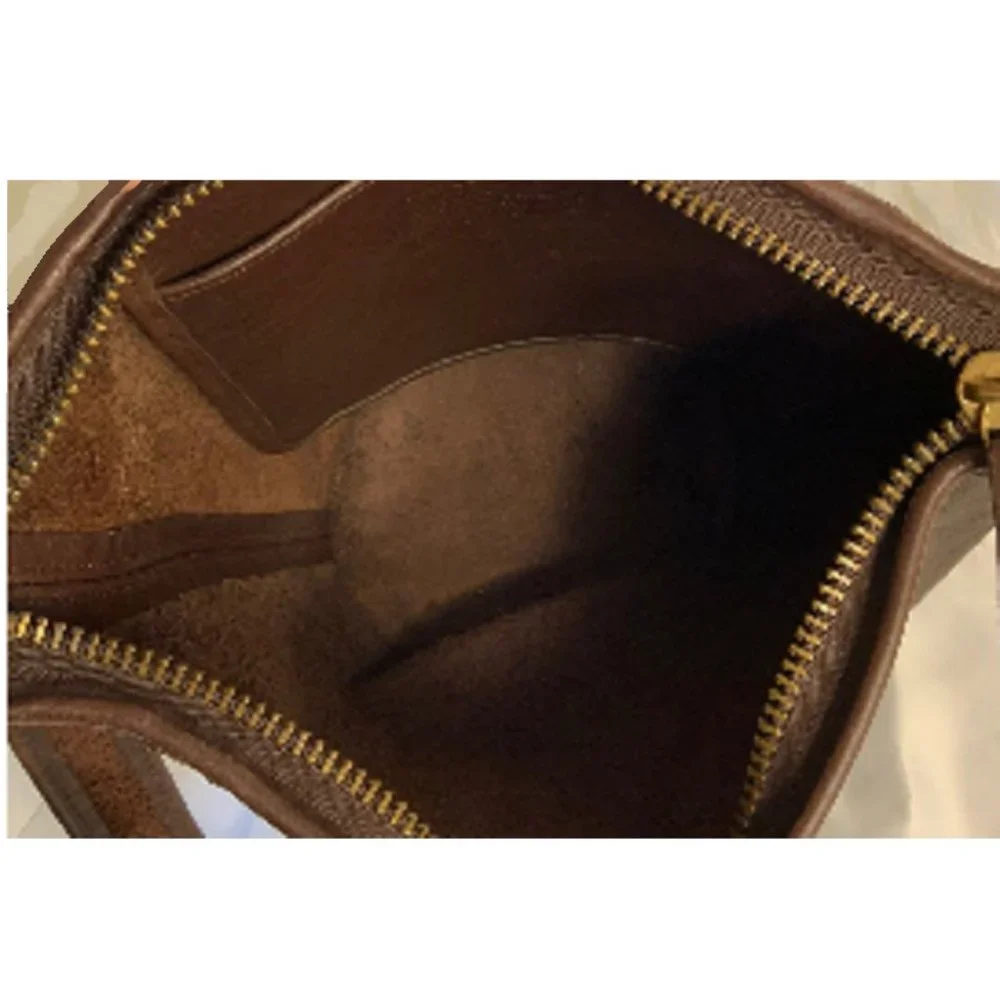 COACH Vintage Helen's Legacy Brown Leather Bucket Bag Purse 9953